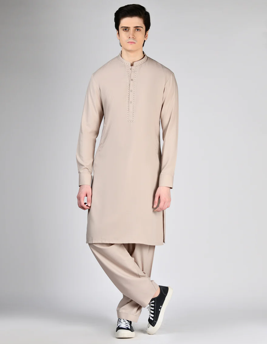 TEA PINK BLENDED KAMEEZ SHALWAR | JTKS-A-34916/S24/JJ9622-SF