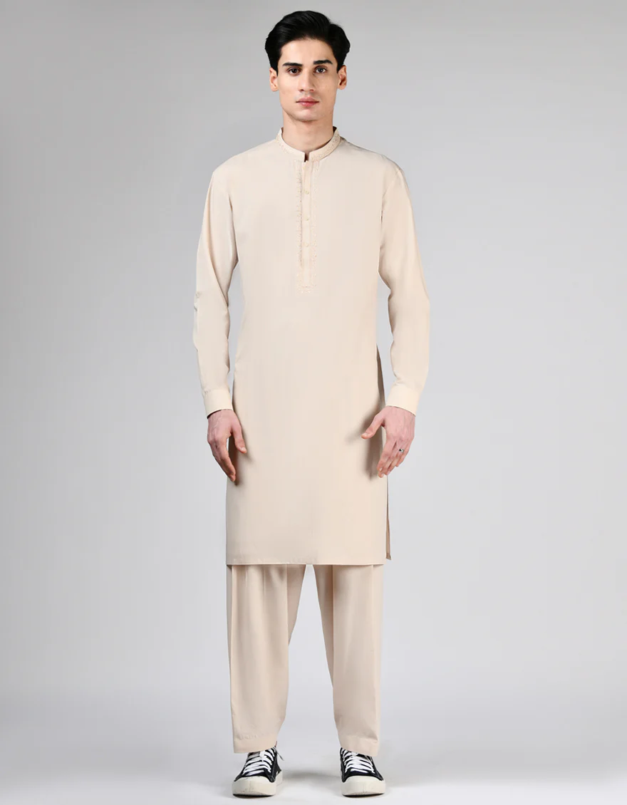 LIGHT PEACH KAMEEZ SHALWAR | JTKS-A-34918/S24/JJ9569-SF