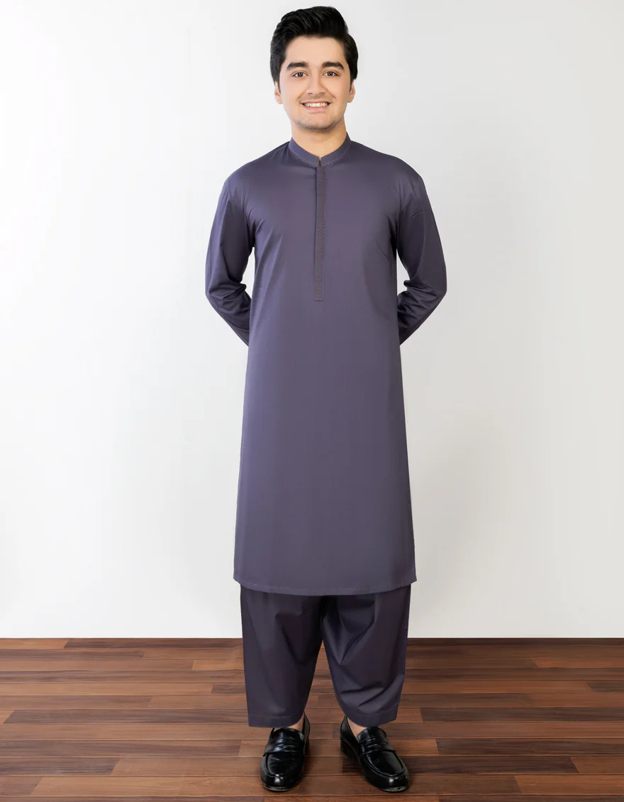 PURPLE COTTON KAMEEZ SHALWAR | JTKS-S-US-34331/S23/JJ8245-SF