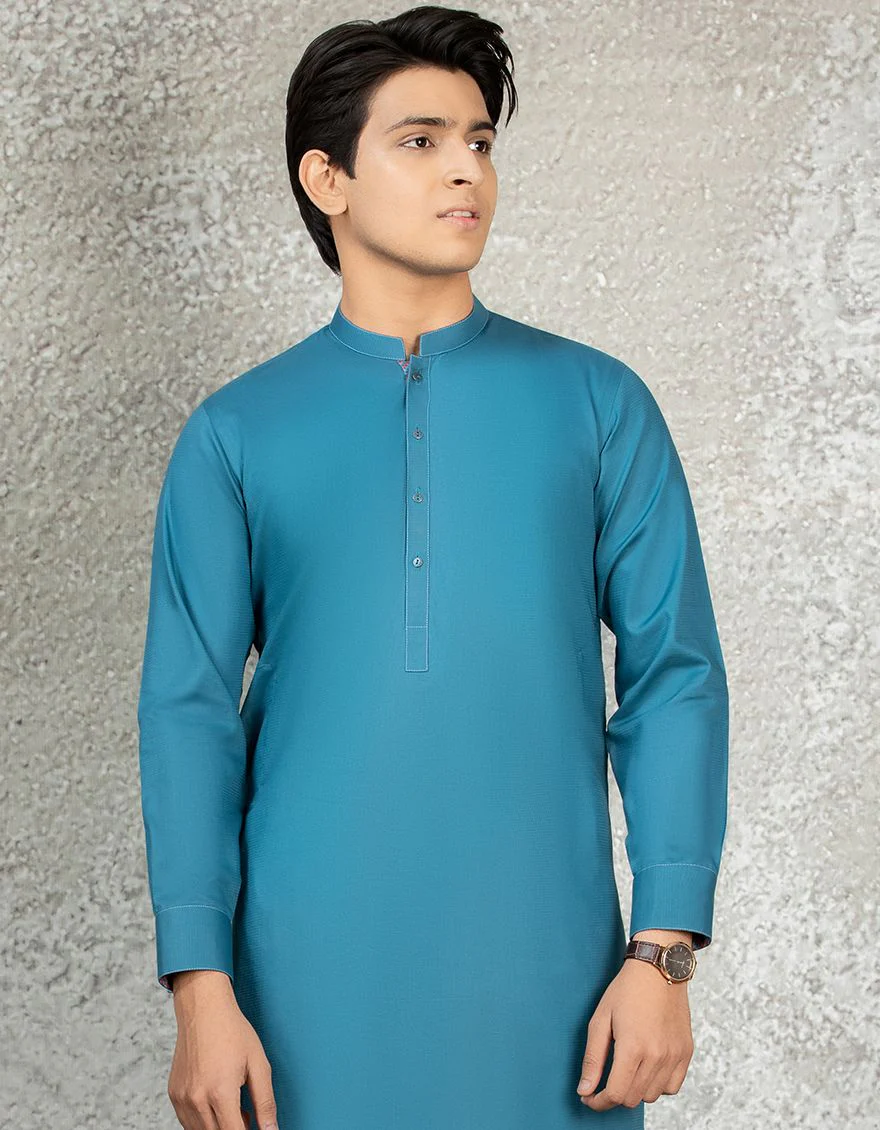 PEACOCK BLUE KAMEEZ SHALWAR | JTKS-S-US-35876/S22/JJ7658-PN
