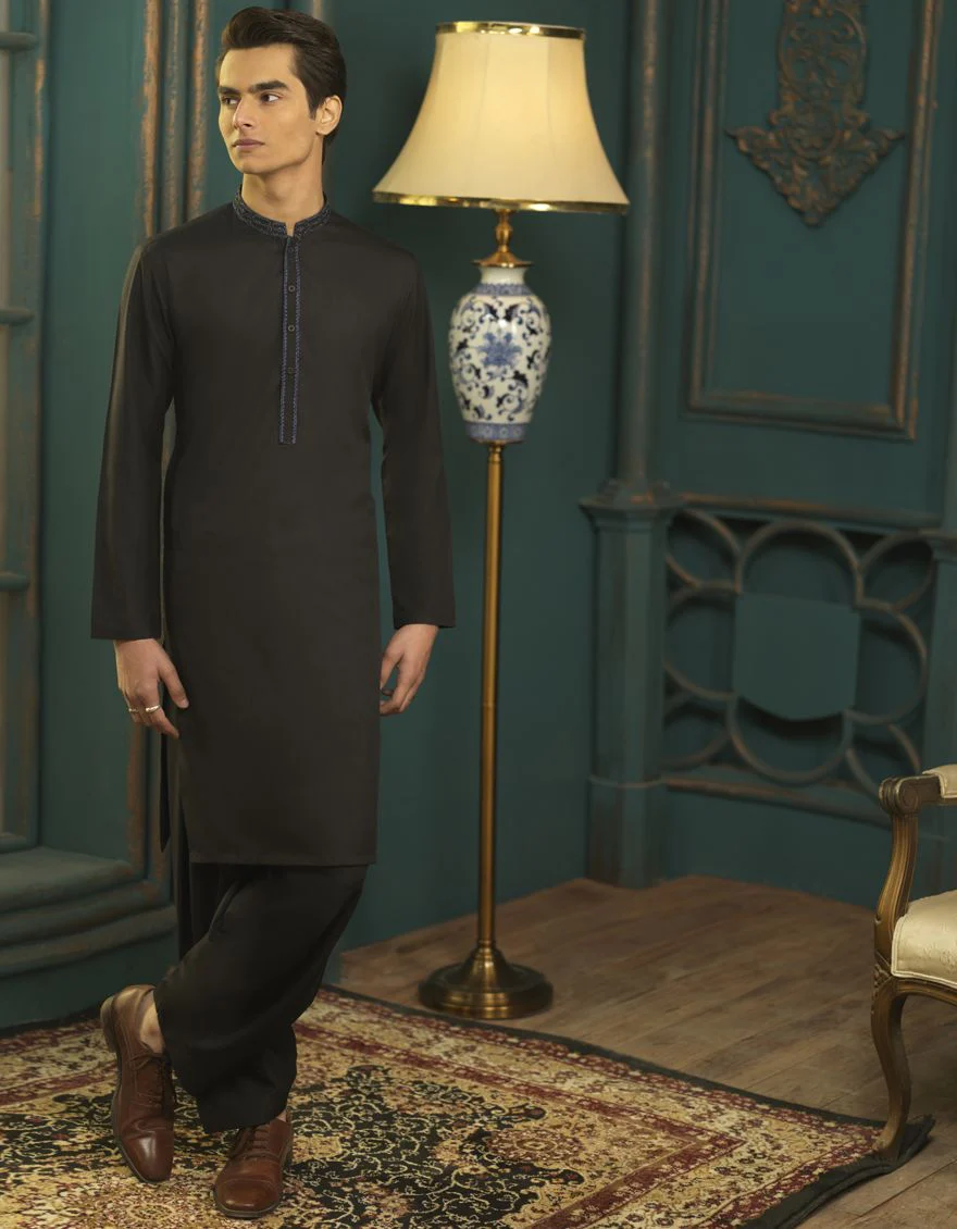 BLACK KAMEEZ SHALWAR | JTKS-S-US-41098/S22/JJ7679-FL