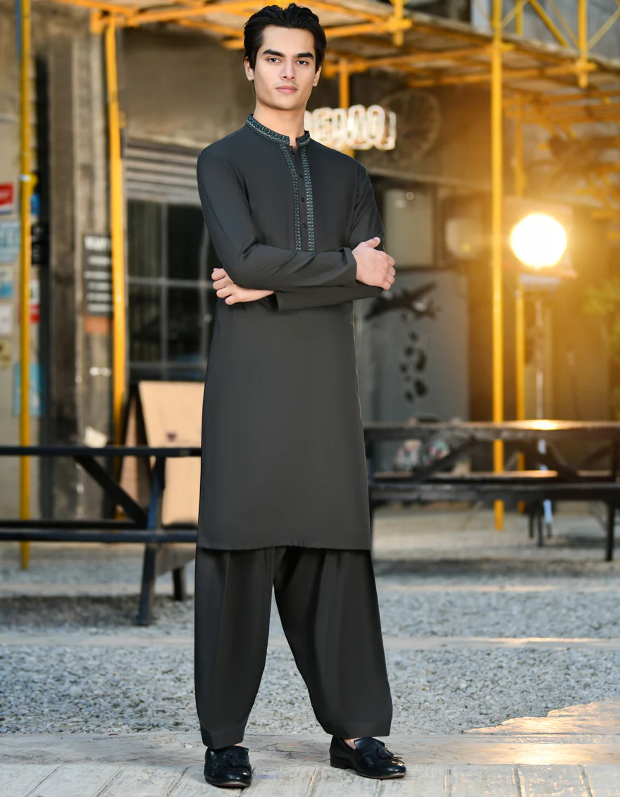 GREEN KAMEEZ SHALWAR | JTKS-US-24-46158