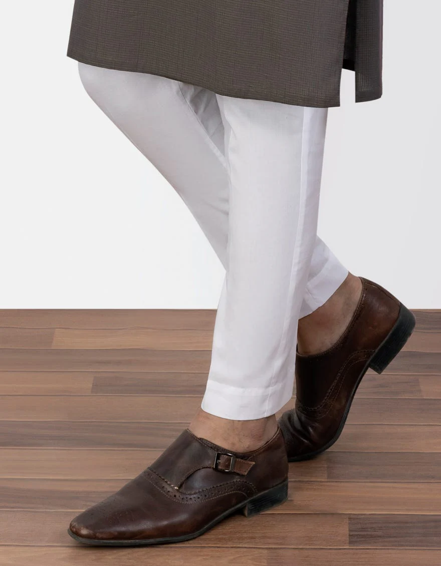 OFF WHITE COTTON TROUSERS | JTP-302-R8/S25/JJ9282-PN