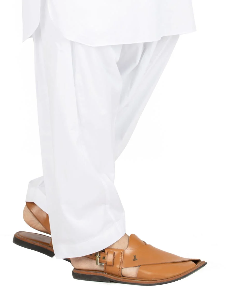 WHITE BLENDED SHALWAR | JTS-102-R13/S24-JJ10