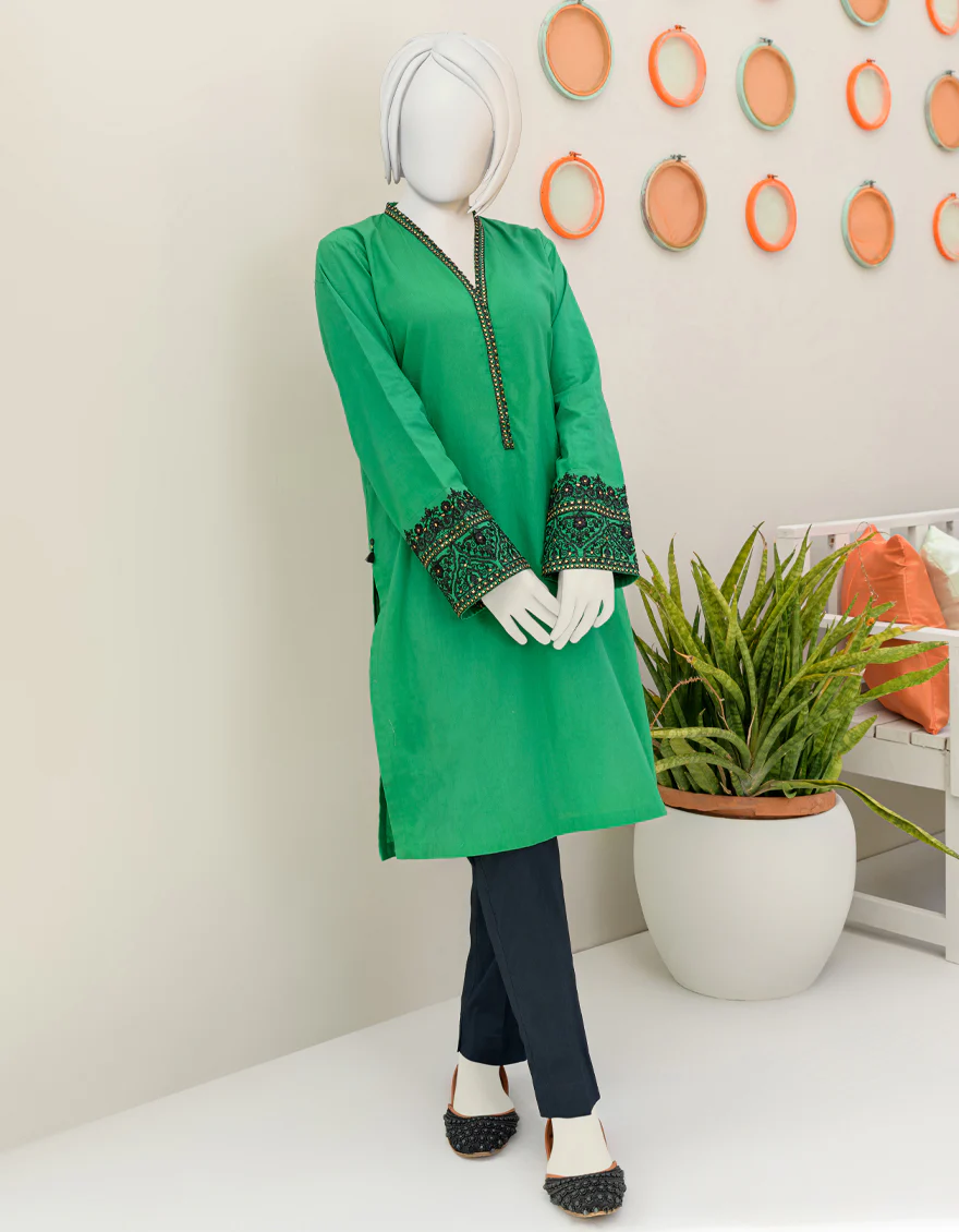 GREEN LAWN KURTI | JYGK-S-JJTK-US-23-075 FB/RFD
