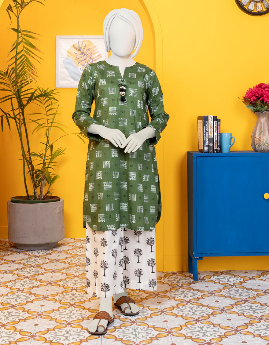GREEN LIMINAL 2PC STITCHED | JYGK-S-JWT-24-3202 FB/MID SUN-03