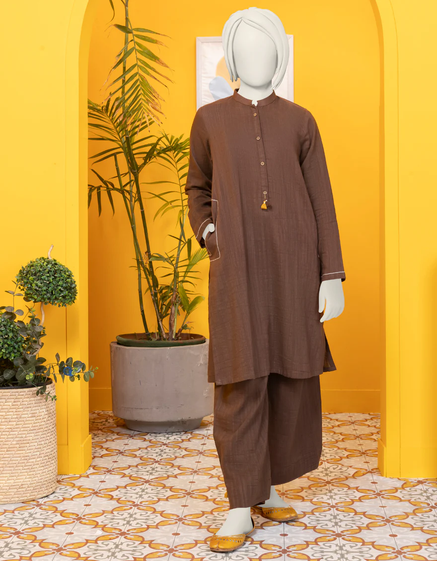 BROWN KHADDAR 2PC STITCHED | JYGK-S-JWT-24-3206 FB/CO-ORD-3