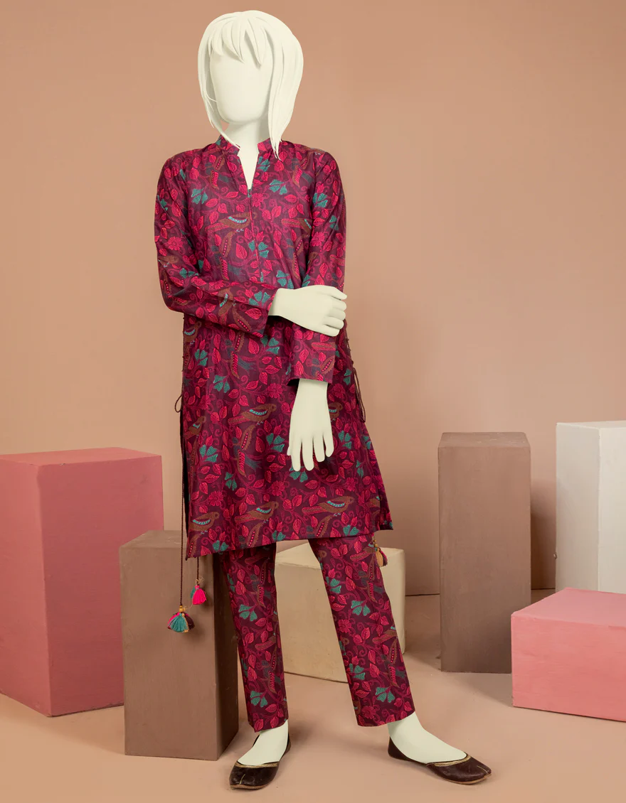 PURPLE LAWN 2PC STITCHED | JYGK-S-JWT-US-22-3201 FB/POPPY-64