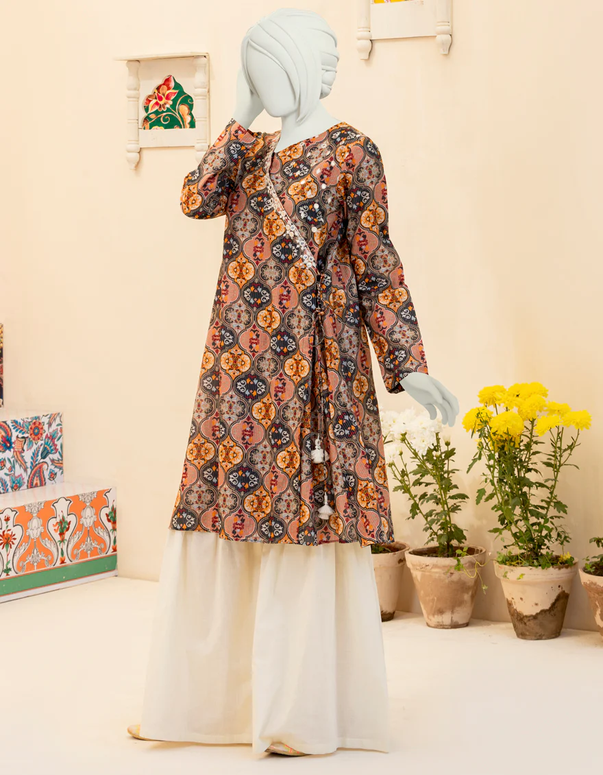 MULTICOLOR ZARI KURTI | JYGK-YGKL-S-US-120-22 FB/ZHURI