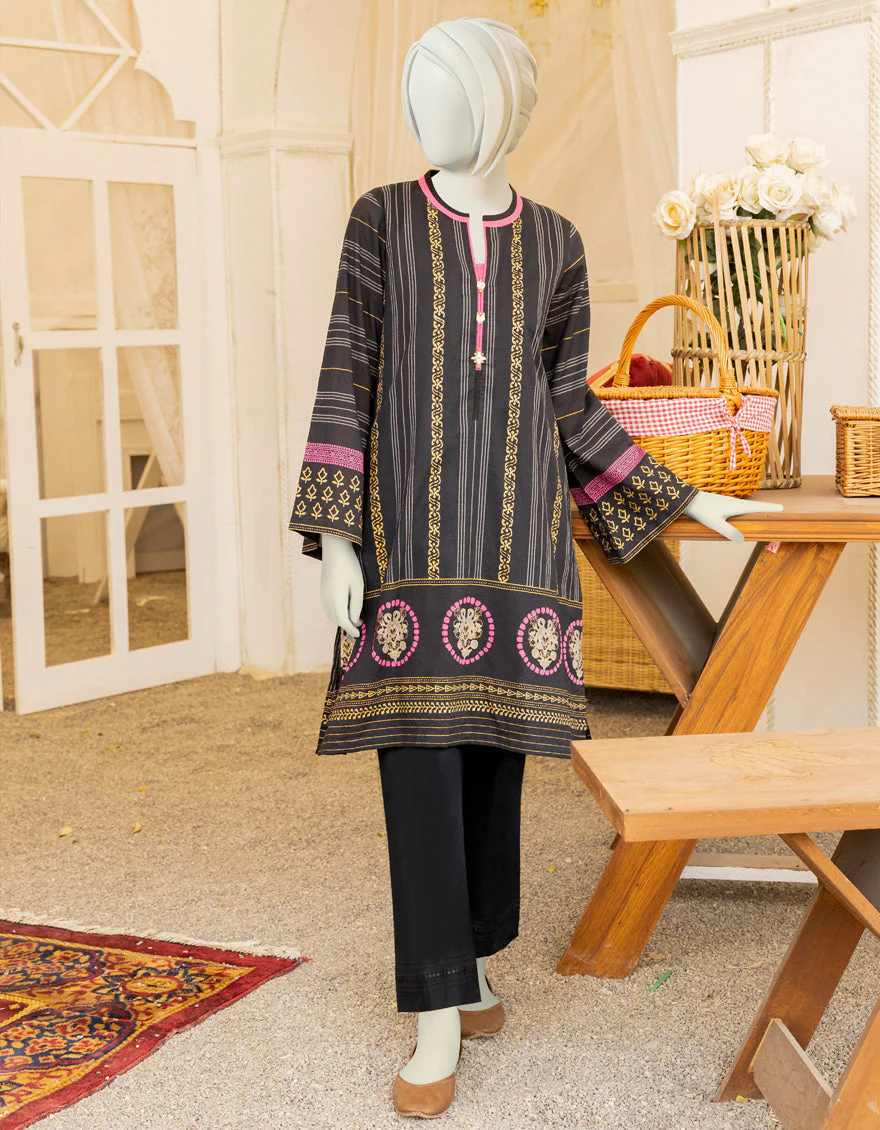 BLACK LAWN KURTI | JYGK-YGKL-S-US-149-22 FB/ELIEZER