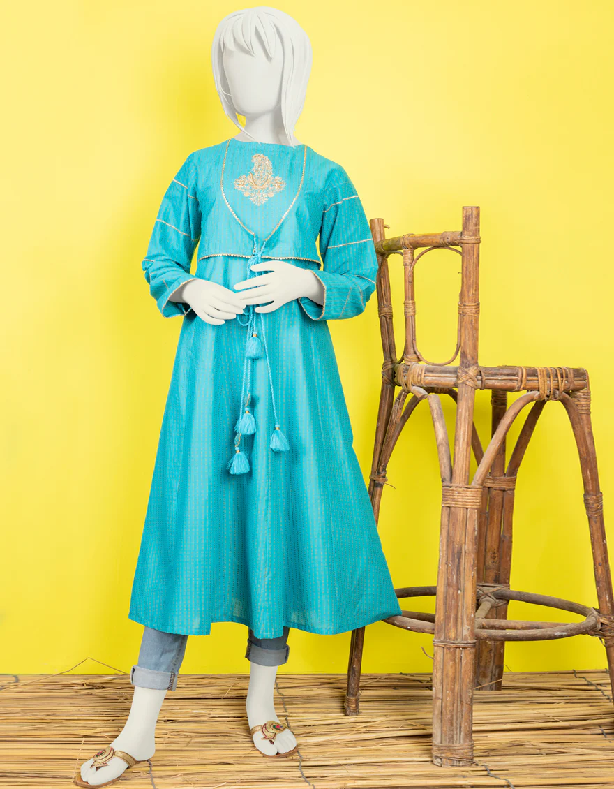 FEROZI LAWN KURTI | JYGK-YGKL-S-US-169-22 FB/LAKEER
