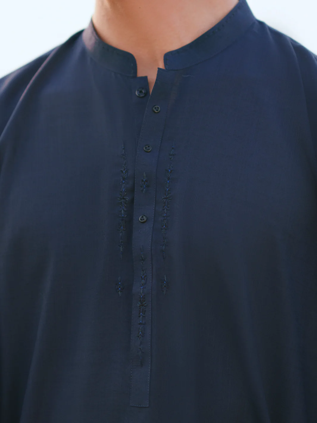 NAVY BLUE KAMEEZ SHALWAR | AL-KS-3344/AM-15087C - Image 6