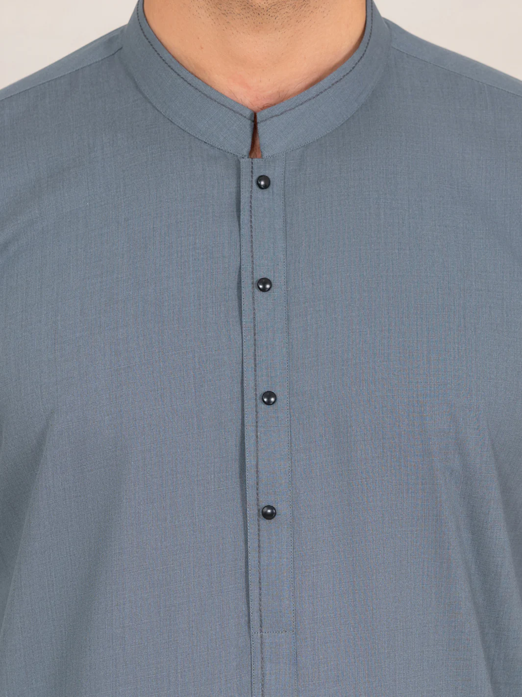 BLUISH GREY KAMEEZ SHALWAR | AL-KS-3354A/AM-15108D - Image 4