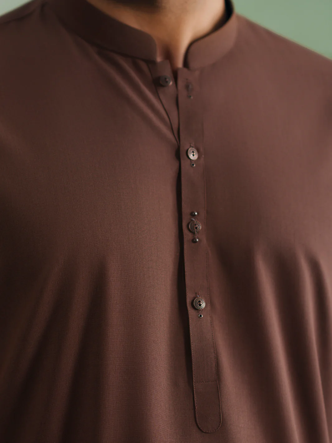 BROWN KAMEEZ SHALWAR | AL-KS-3355/AM-15108E - Image 4