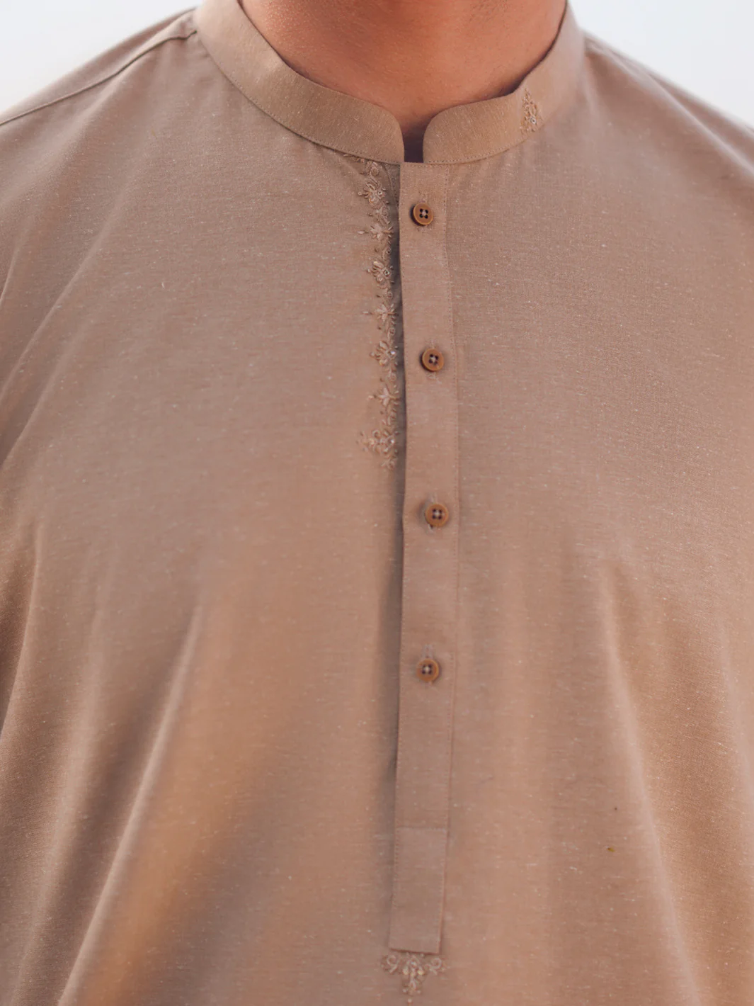 BEIGE KAMEEZ SHALWAR | AL-KS-3363/AM-15110C - Image 4