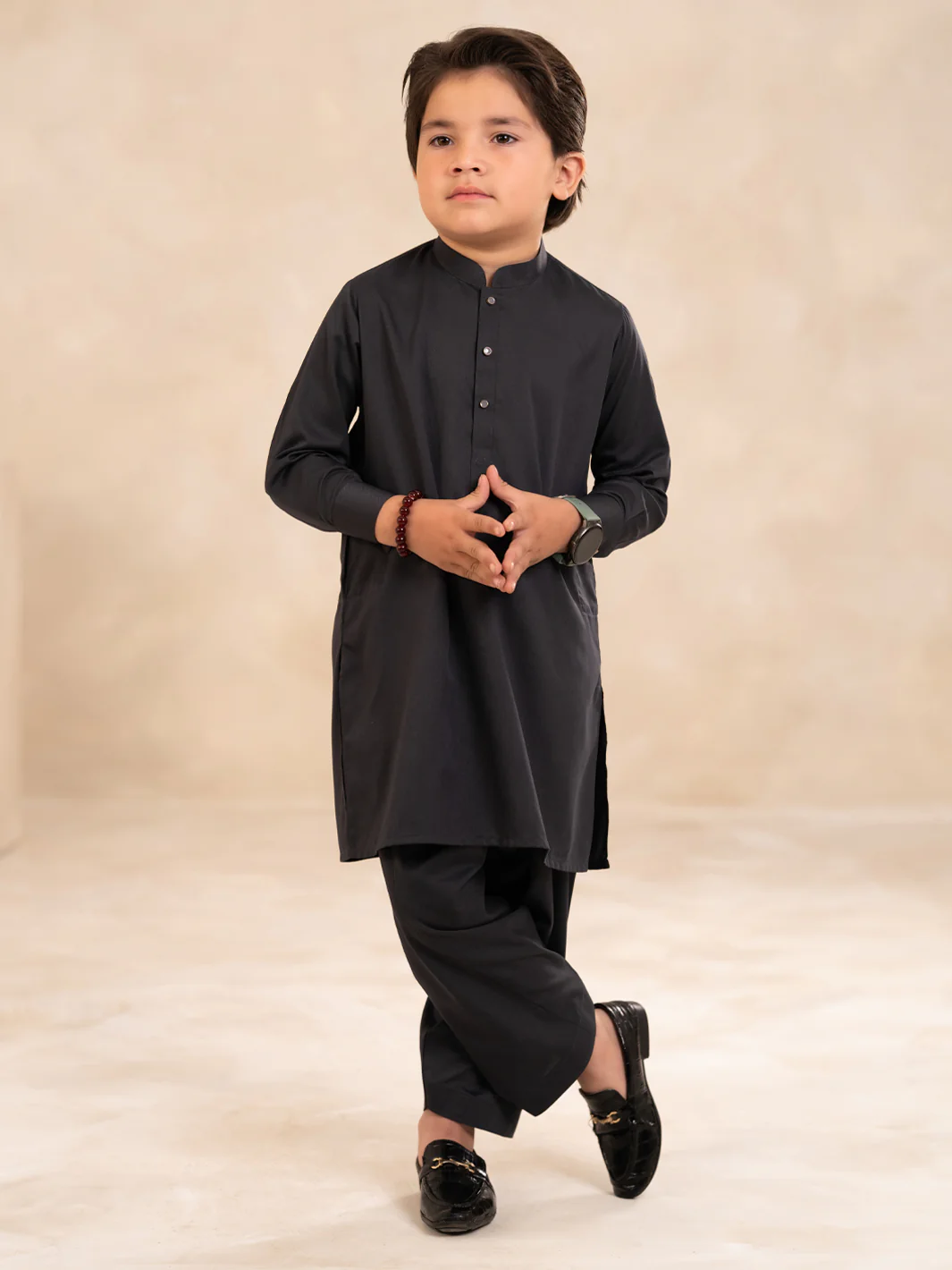 GREY KAMEEZ SHALWAR | ALBYET-KS-002/AM-6354B