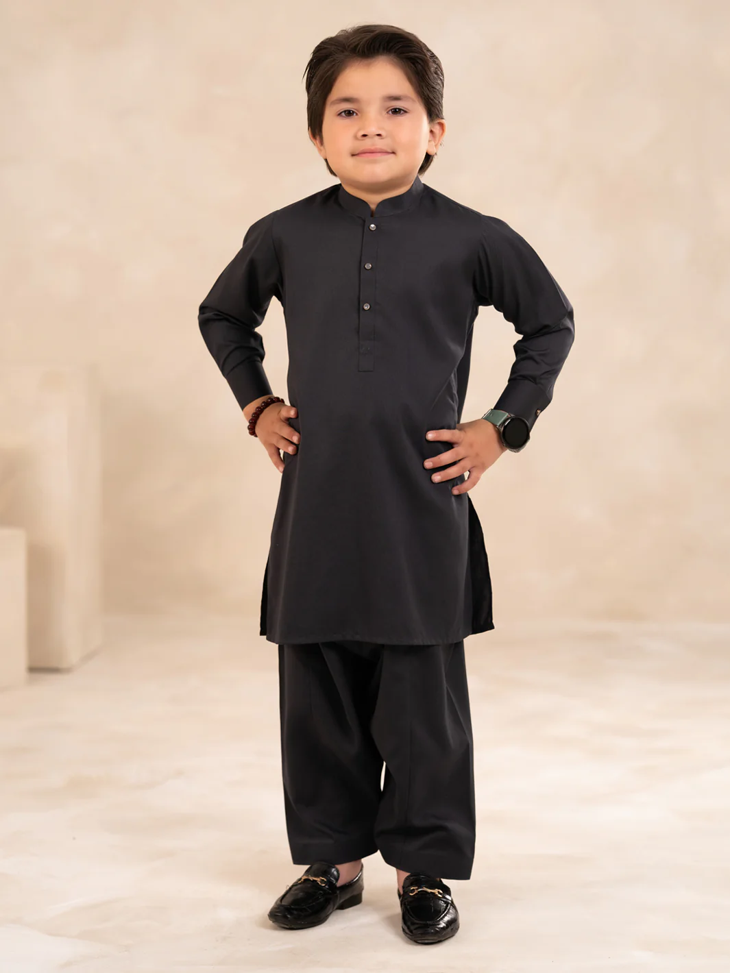 GREY KAMEEZ SHALWAR | ALBYET-KS-002/AM-6354B - Image 5