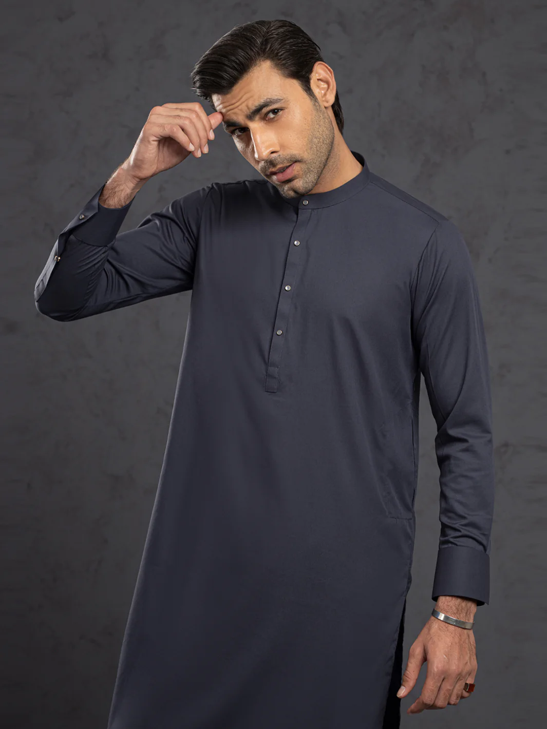 GREY KAMEEZ SHALWAR | ALET-KS-3012-R1/AM-6354B - Image 2