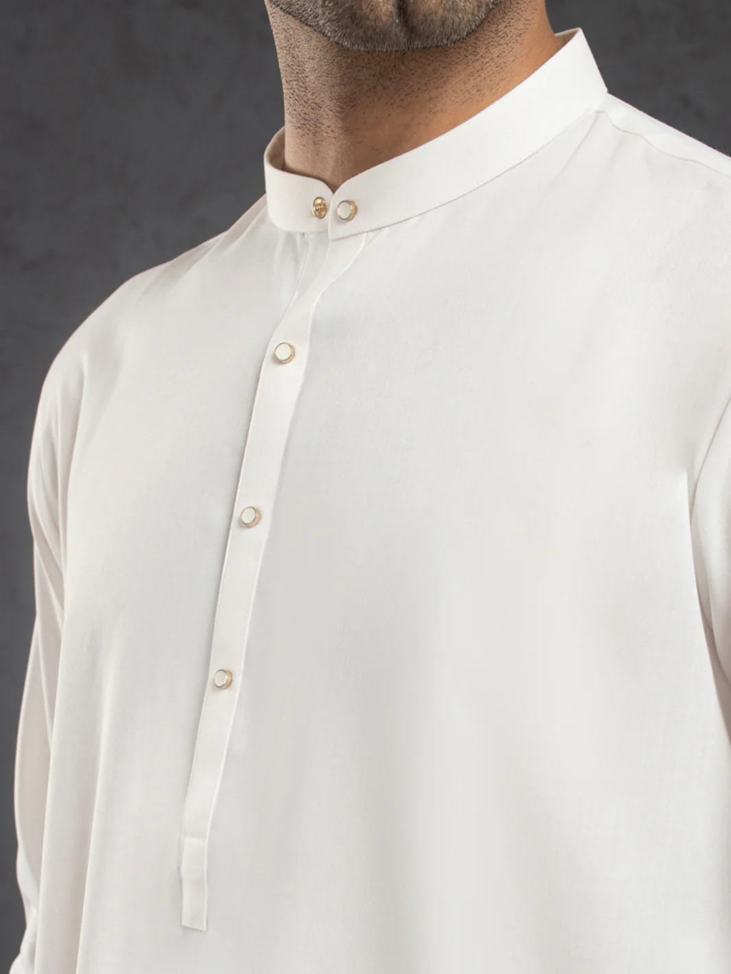 WHITE KURTA TROUSERS | ALET-KT-3001-R1/AM-6354A - Image 4