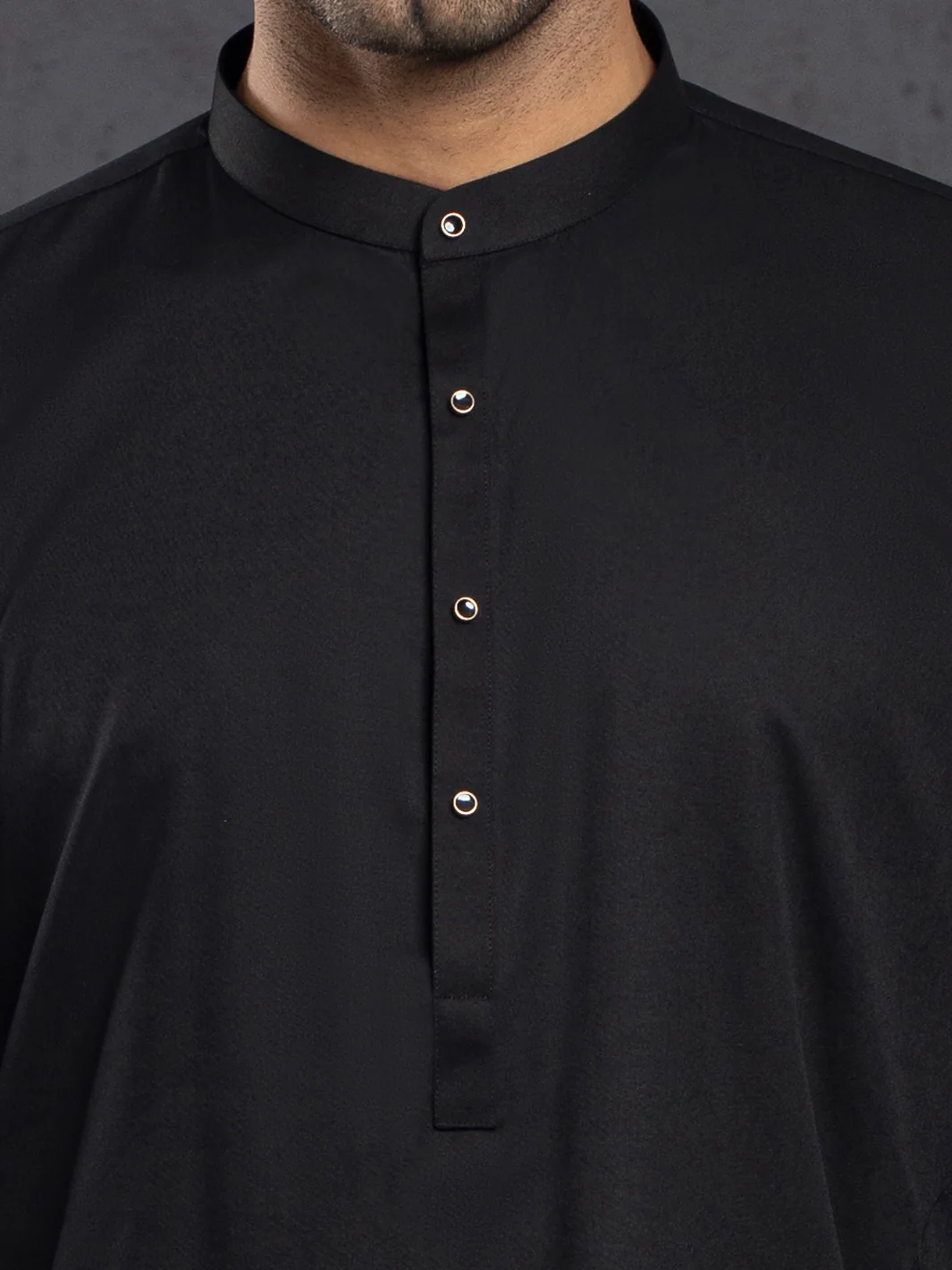 BLACK KURTA TROUSERS | ALET-KT-3004-R1/AM-6354D - Image 4