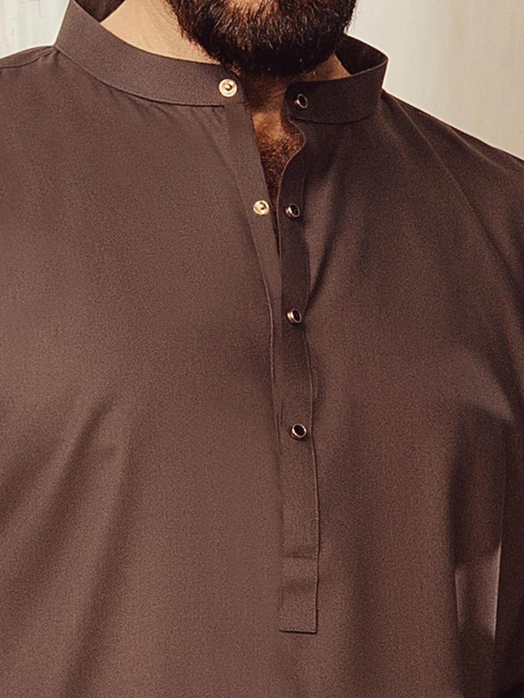 BROWN KURTA TROUSERS | ALET-KT-3005-R1/AM-6354E - Image 3