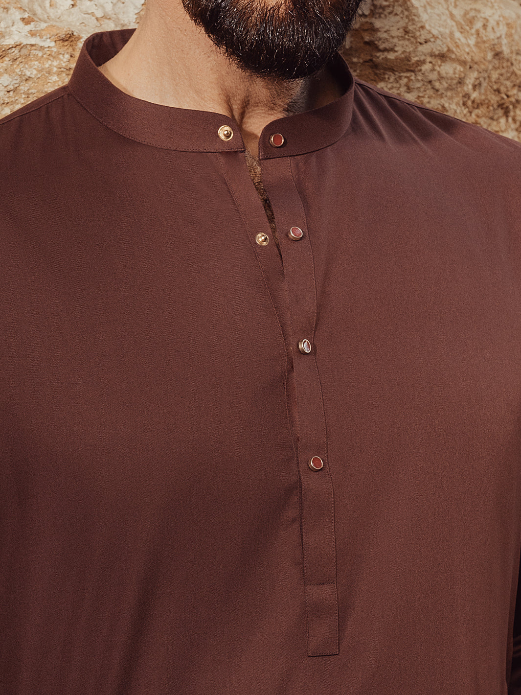 MAROON KURTA TROUSERS | ALET-KT-3006-R1/AM-6354F - Image 3