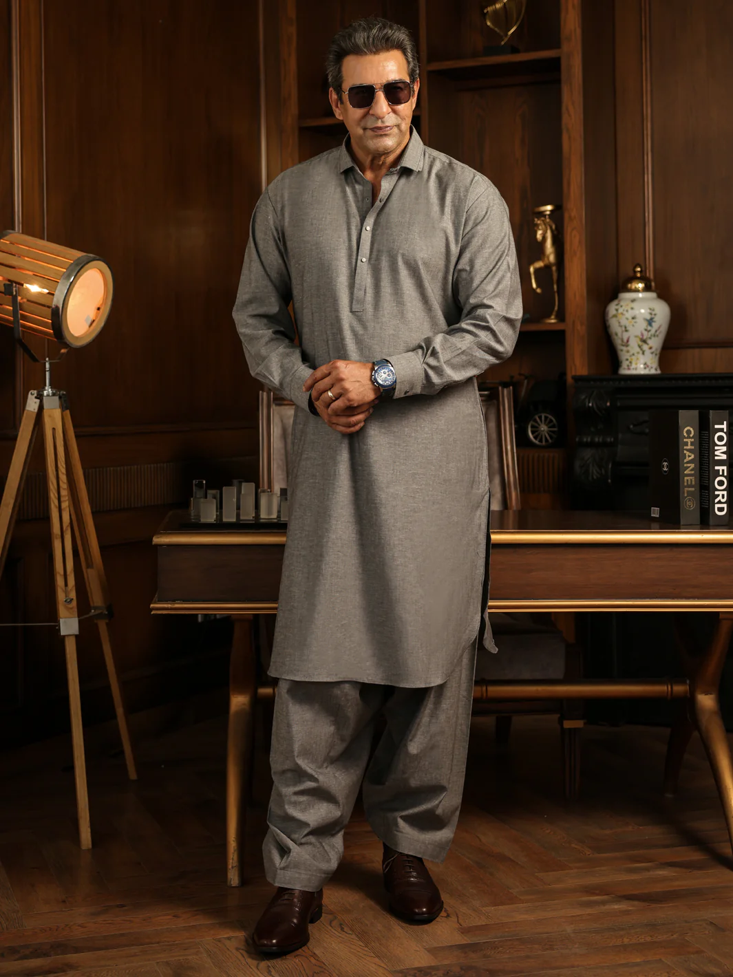 GREY KAMEEZ SHALWAR | ALWA-KS-630/AM-15137A