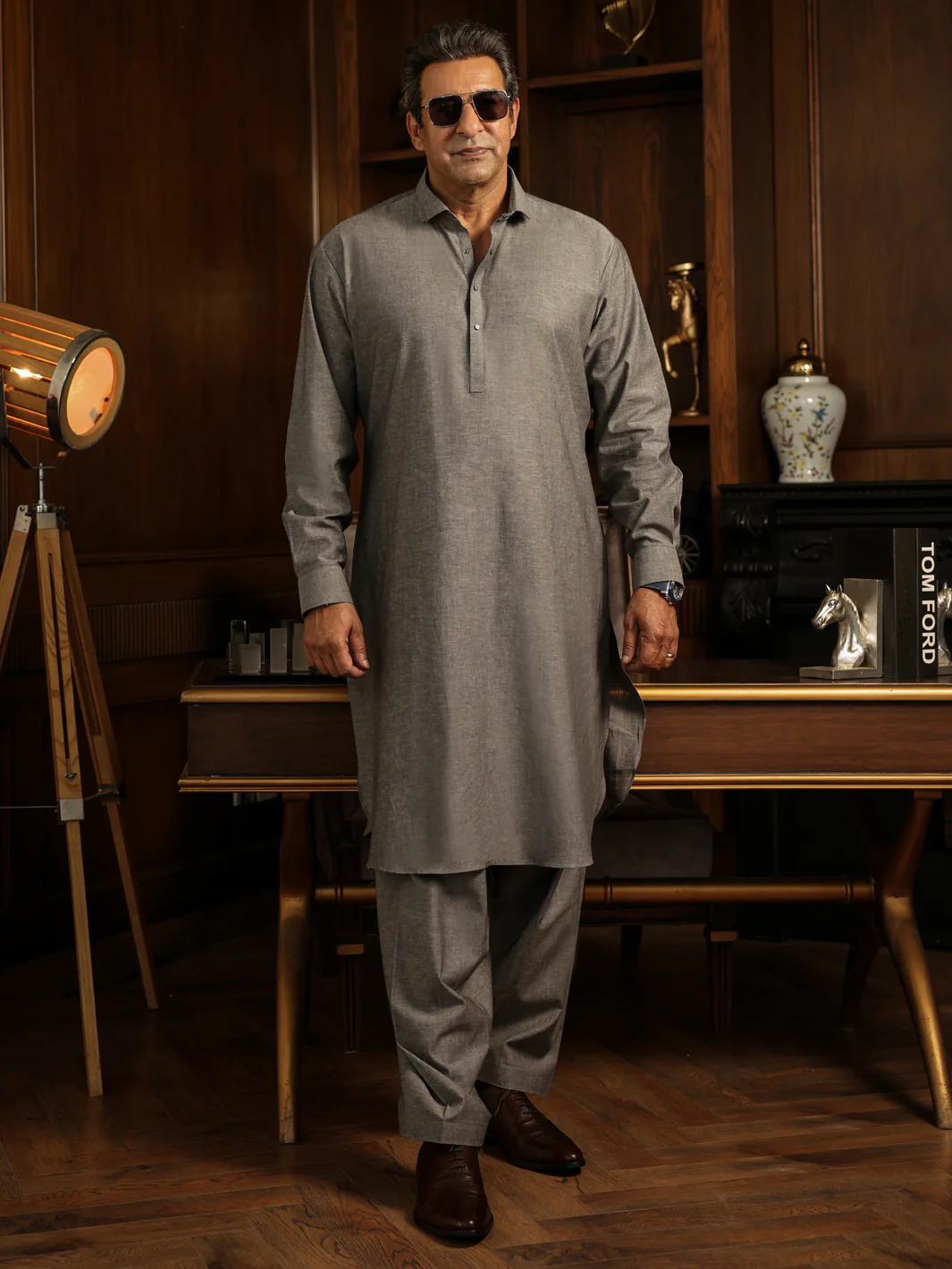 GREY KAMEEZ SHALWAR | ALWA-KS-630/AM-15137A - Image 3