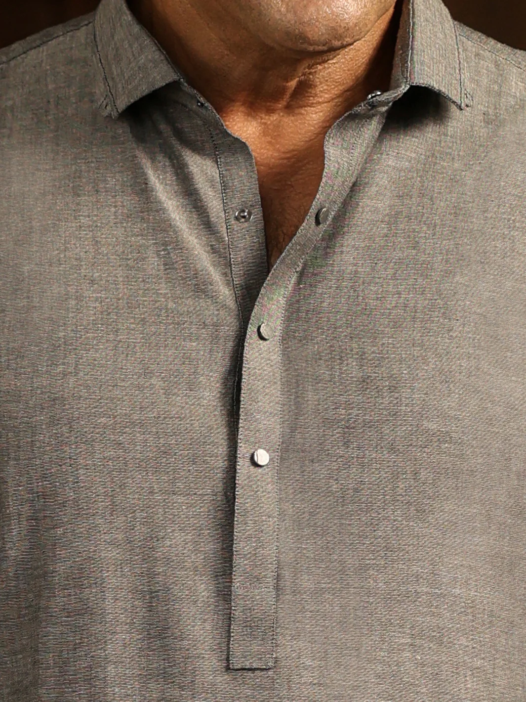 GREY KAMEEZ SHALWAR | ALWA-KS-630/AM-15137A - Image 4
