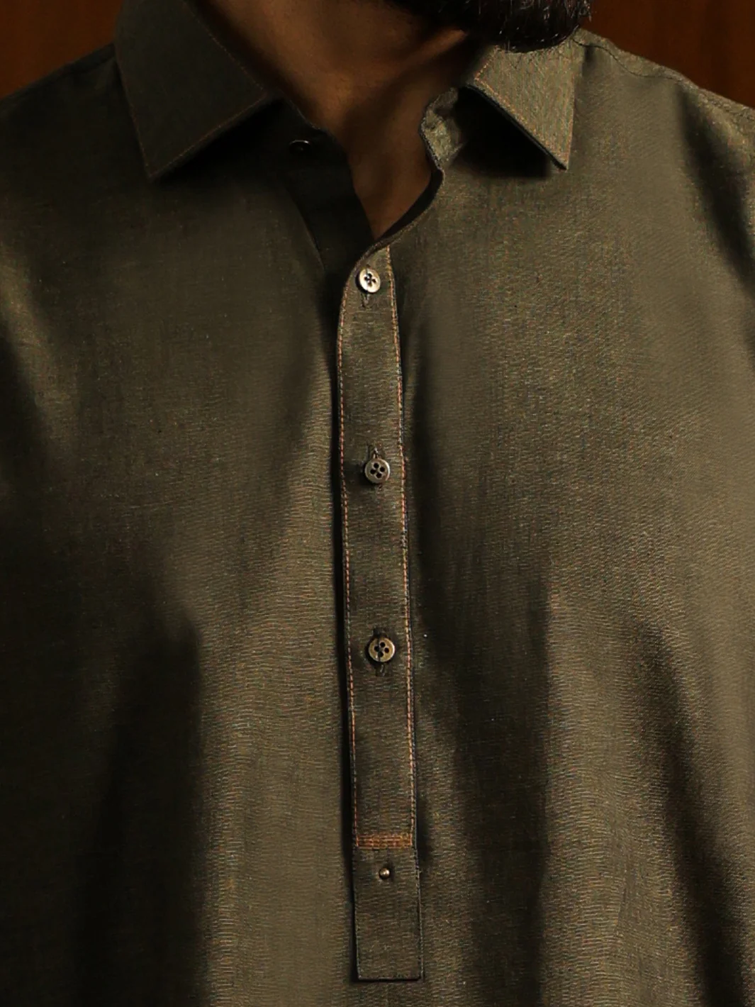 GREEN KAMEEZ SHALWAR | ALWA-KS-631/AM-15137B - Image 4