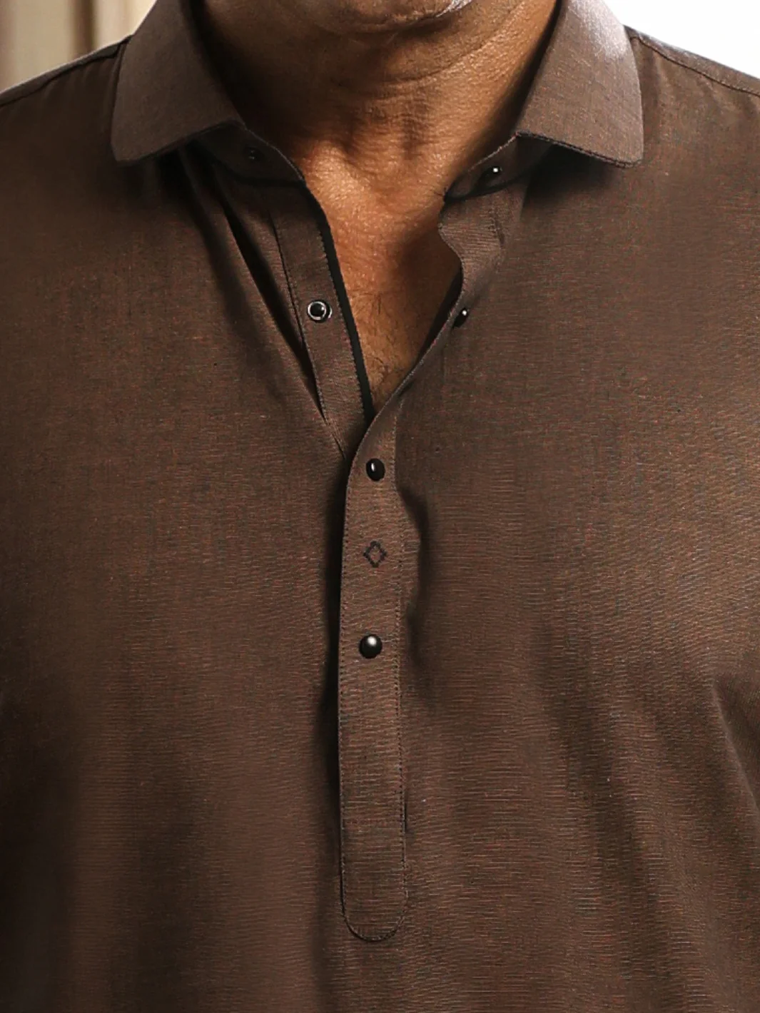 BROWN KAMEEZ SHALWAR | ALWA-KS-632/AM-15137C - Image 4