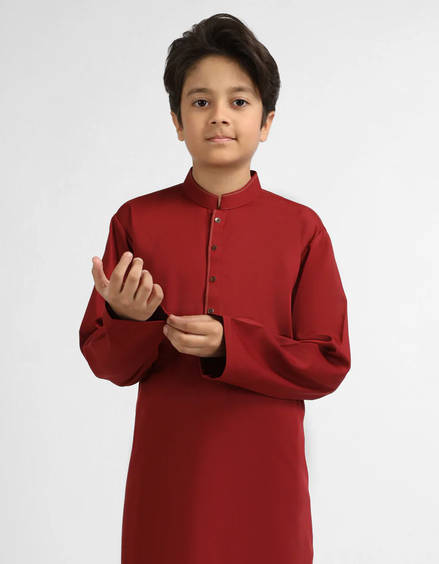 RED KURTA | JCK-A-90597/S26/JJ10737-CL - Image 2