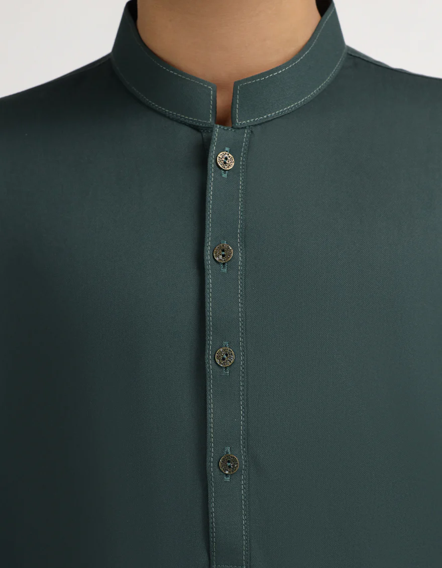 OLIVE KURTA | JCK-A-90599/S26/JJ10737-CL - Image 3