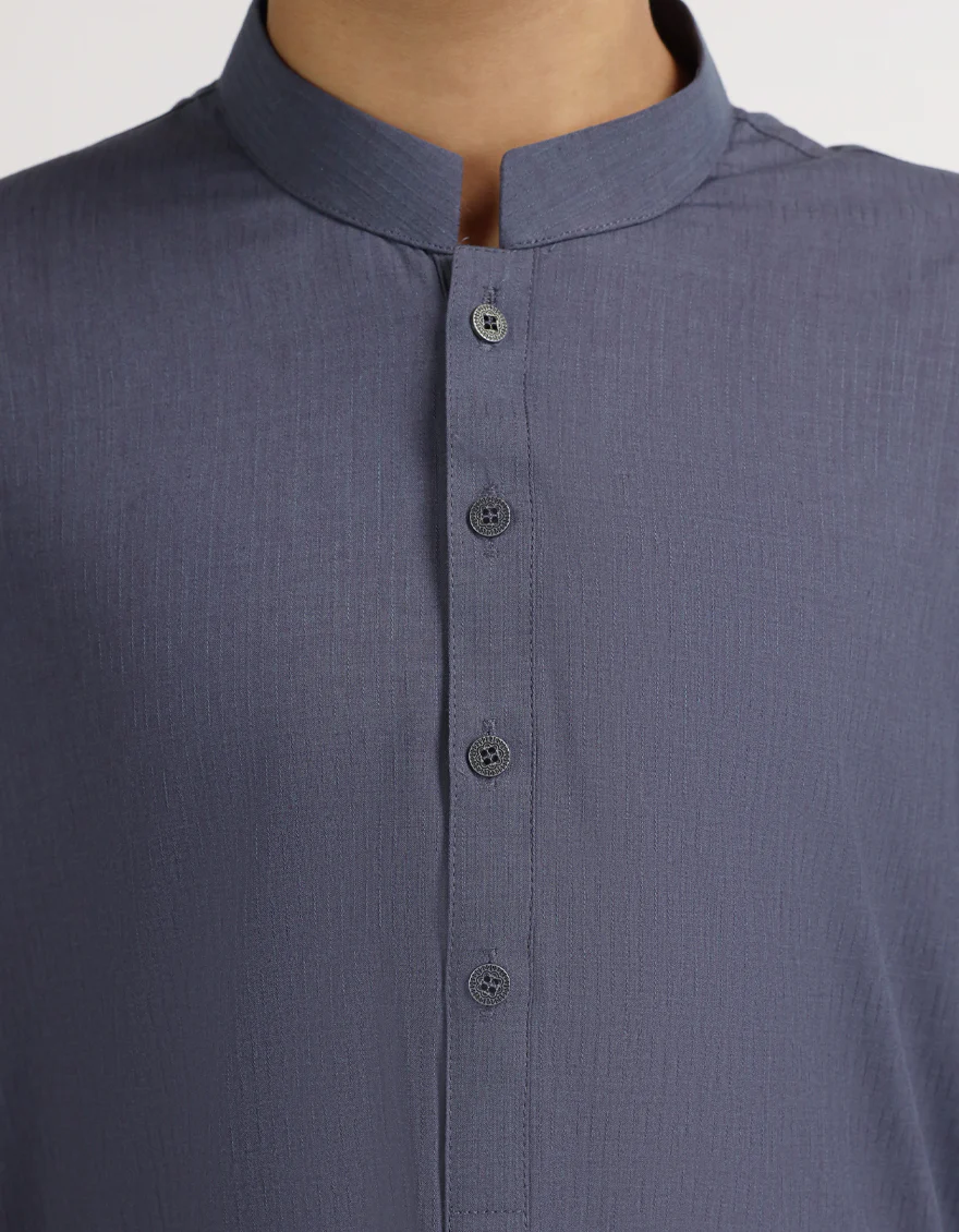 GREY KURTA | JCK-A-90600/S26/JJ10951-CL - Image 3