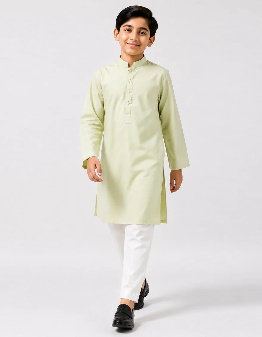 PASTEL GREEN KURTA | JCK-A-90622/S26/JJ11046-CL - Image 3