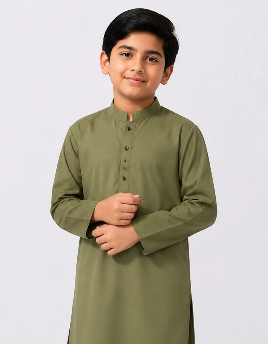 GREEN KURTA | JCK-A-90626/S26/JJ10740-CL - Image 2