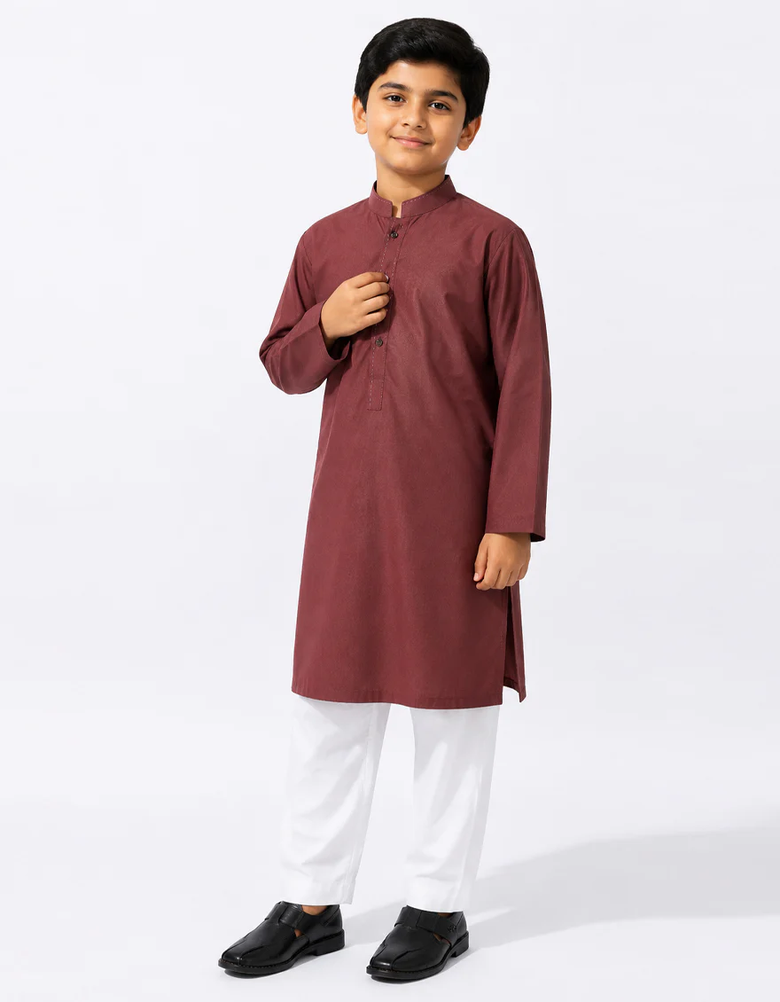 MAROON KURTA | JCK-A-90628/S26/JJ10740-CL - Image 2