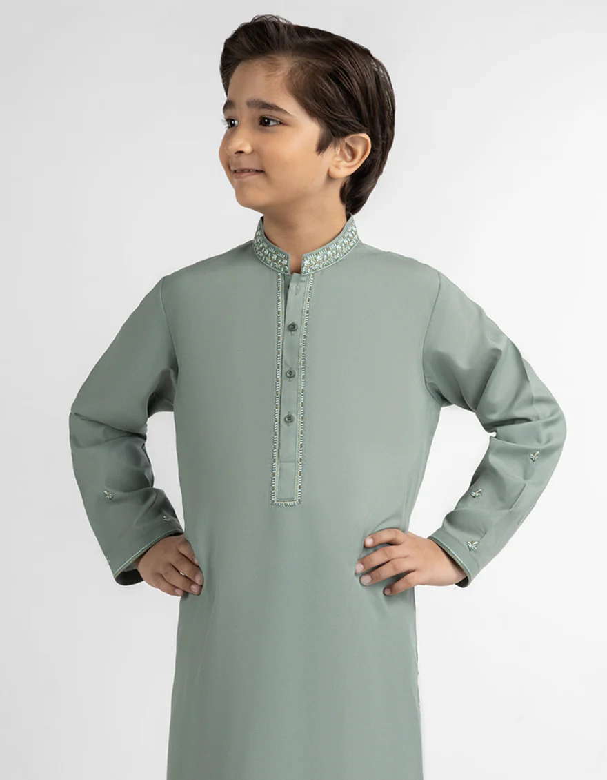 MINT GREEN KURTA TROUSERS | JCKP-A-39709/S26/JJ10883-SF - Image 2