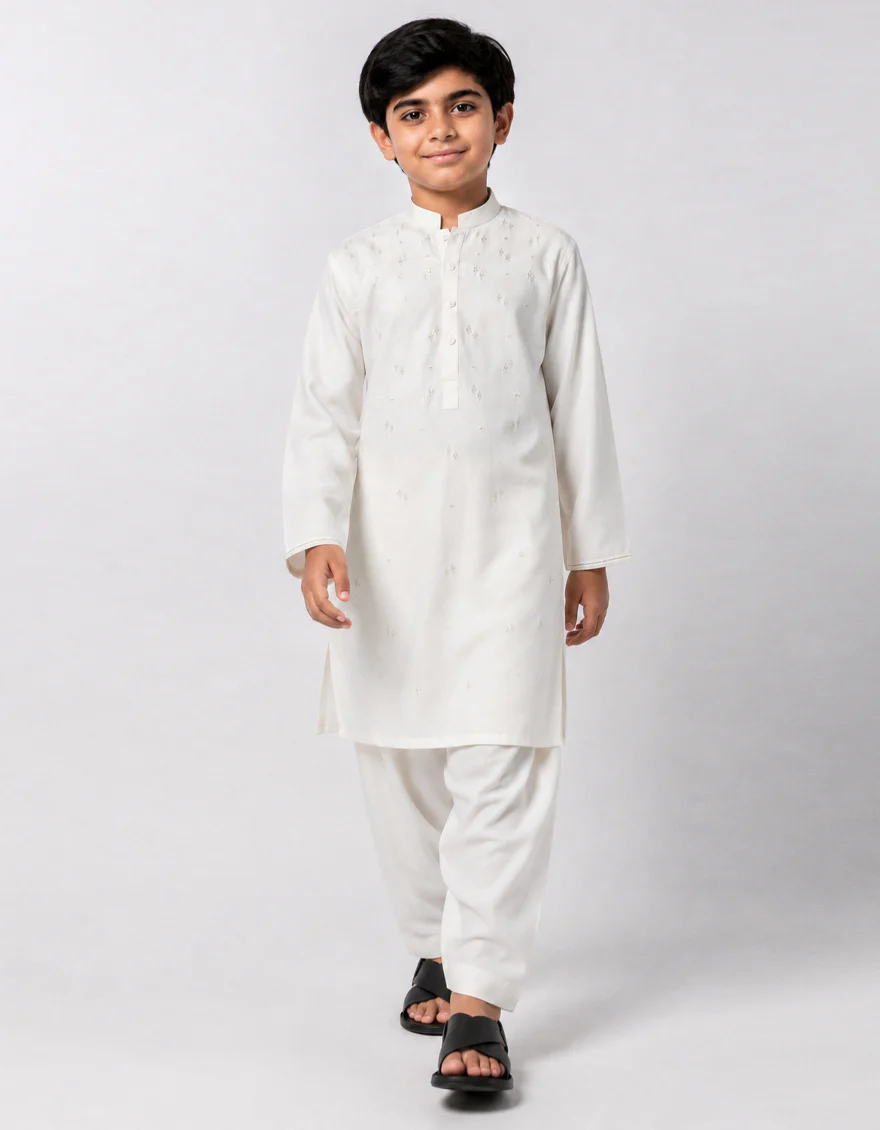 WHITE KAMEEZ SHALWAR | JCKS-A-30021/S26/JJ10583-FL