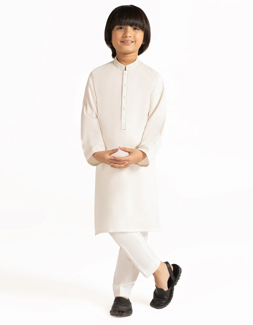 OFF WHITE KAMEEZ SHALWAR | JCKS-A-39556/S26/JJ10369-SF