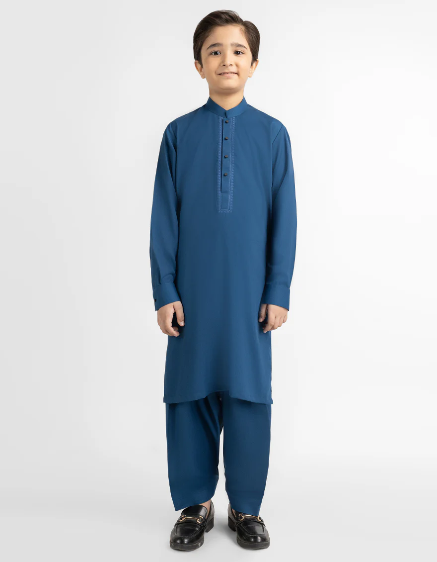 ELECTRIC BLUE KAMEEZ SHALWAR | JCKS-A-90568/S26/JJ10661-SF