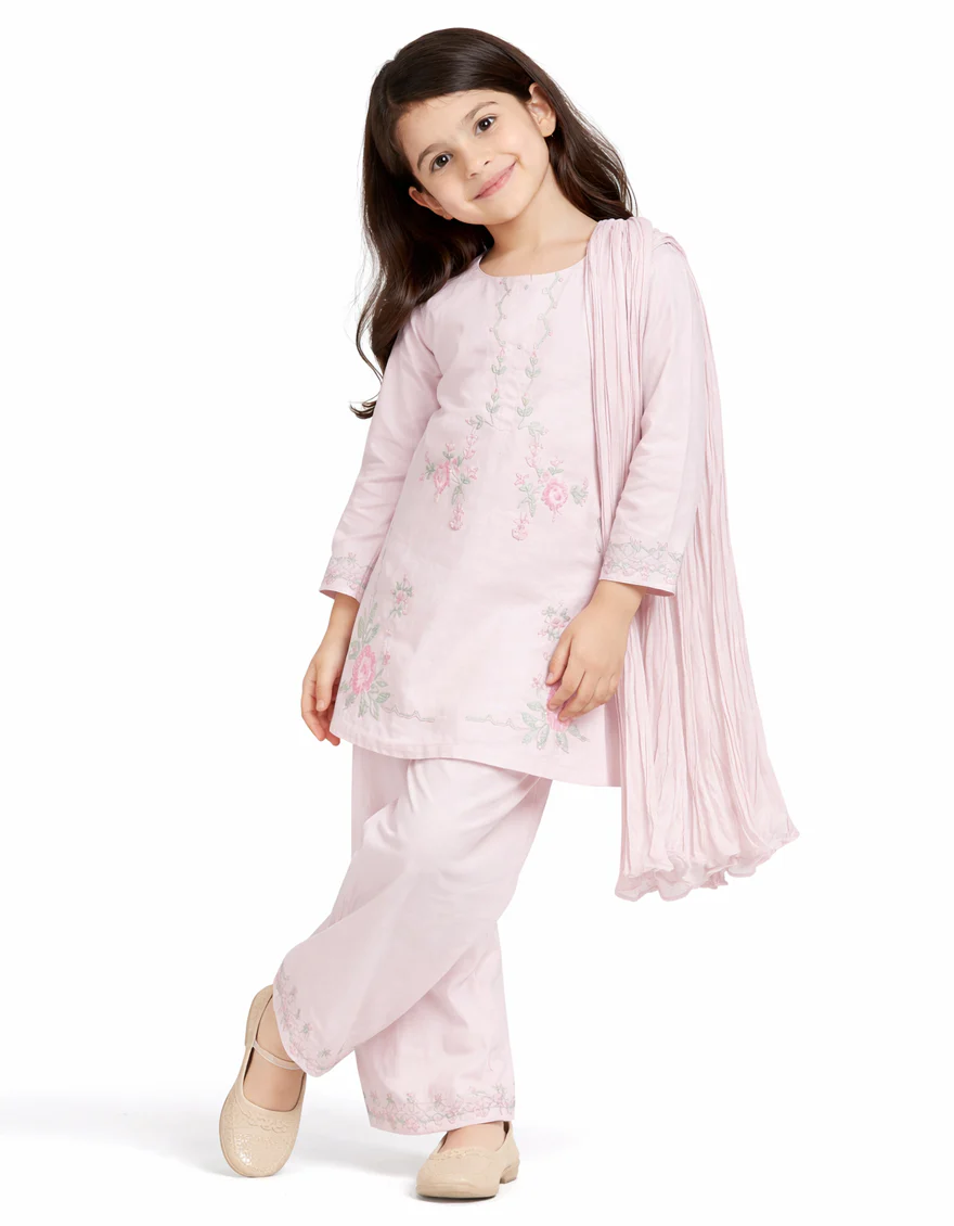 LILAC LAWN 3PC STITCHED | JGK-S-JGP-26-1716 FB/TABLE CLOTH-3 - Image 3