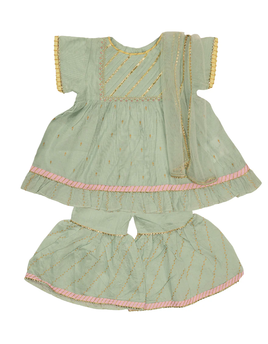 BLUE COTTON SILK 3PC STITCHED | JGK-S-JIF-26-1728 FB/IRIS-06 - Image 3