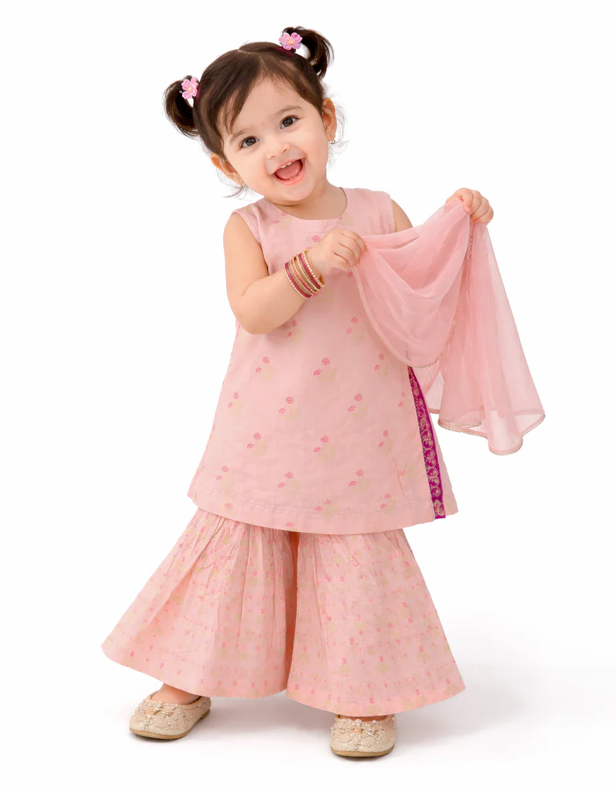 PEACH RAW SILK 3PC STITCHED | JGK-S-JIF-26-1737 FB/IRIS-3