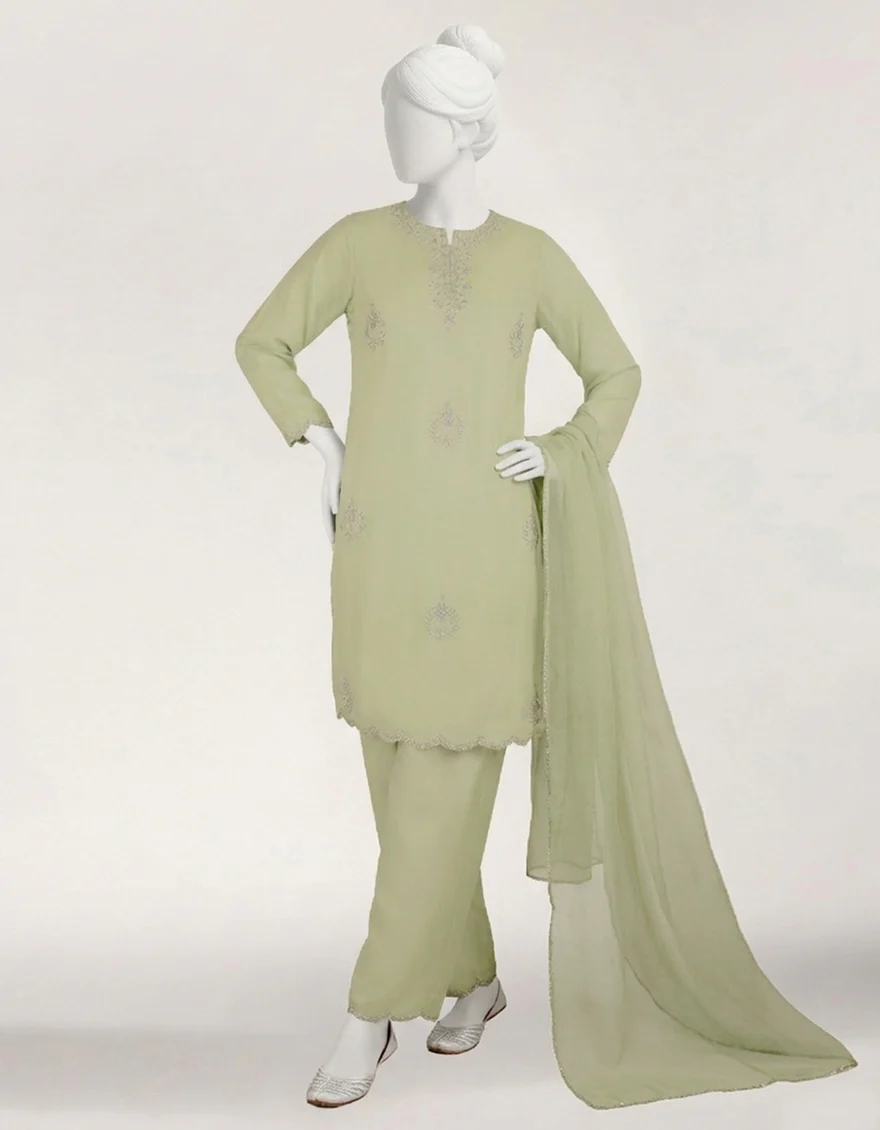 GREEN LAWN 3PC STITCHED | JGK-S-JTP-26-682 FB/FOIL GOTA-02