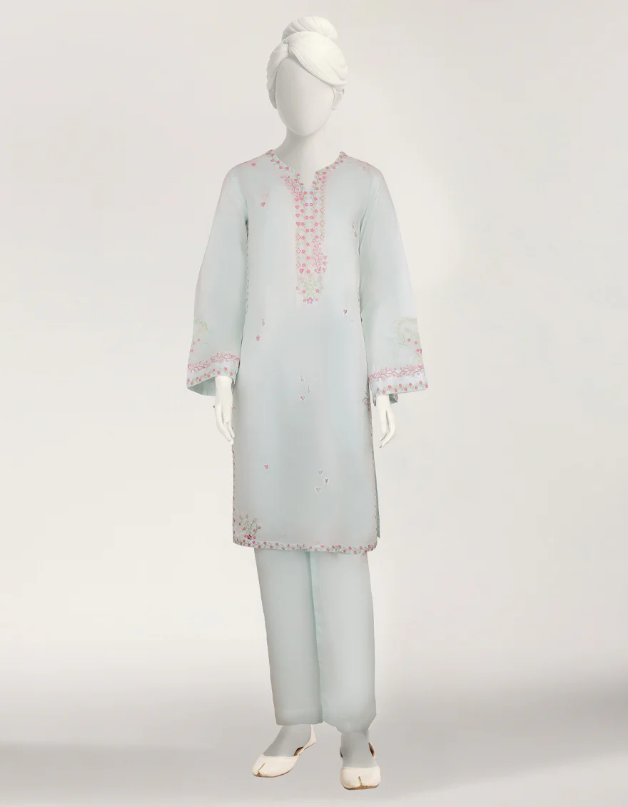 BLUE LAWN 2PC STITCHED | JGK-S-JTST-26-4158 FB/CHARRY BLOOM-2 - Image 2