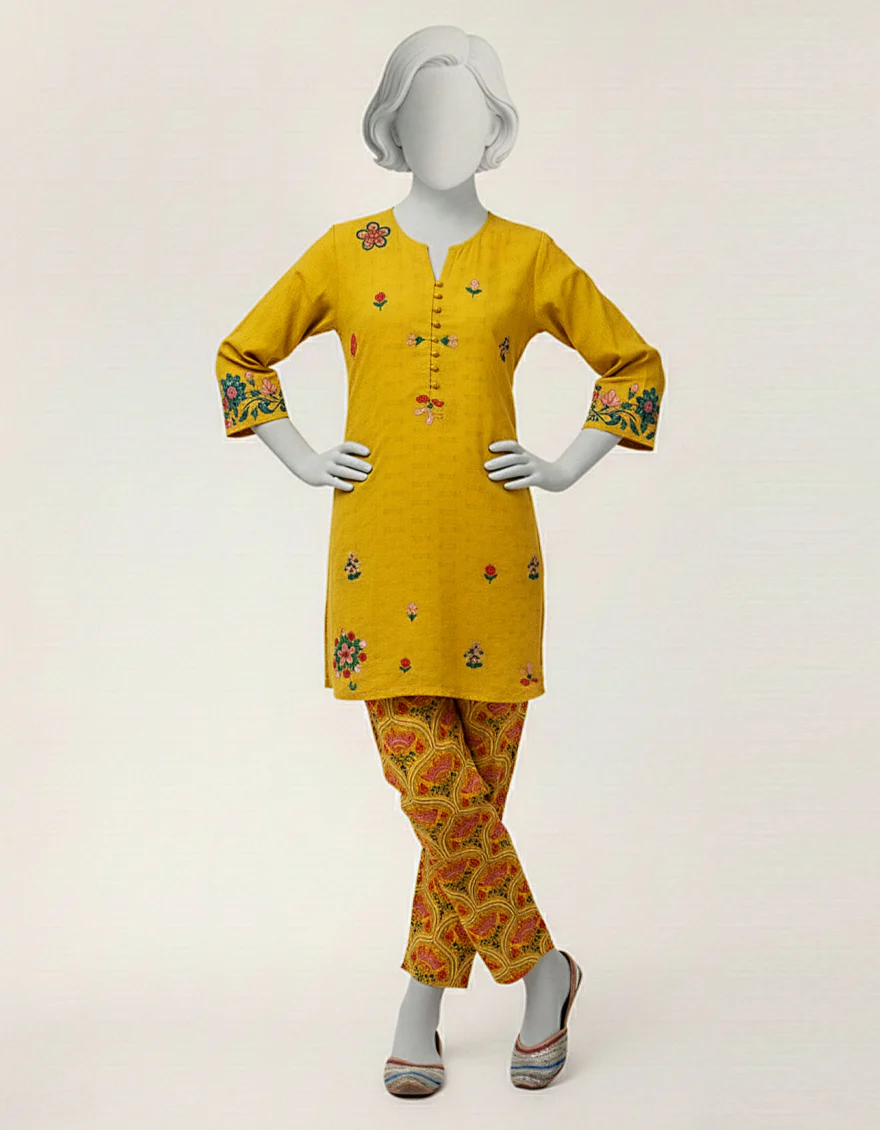 YELLOW LAWN 2PC STITCHED | JGK-S-JTST-26-578 FB/PLAY PRINT-02