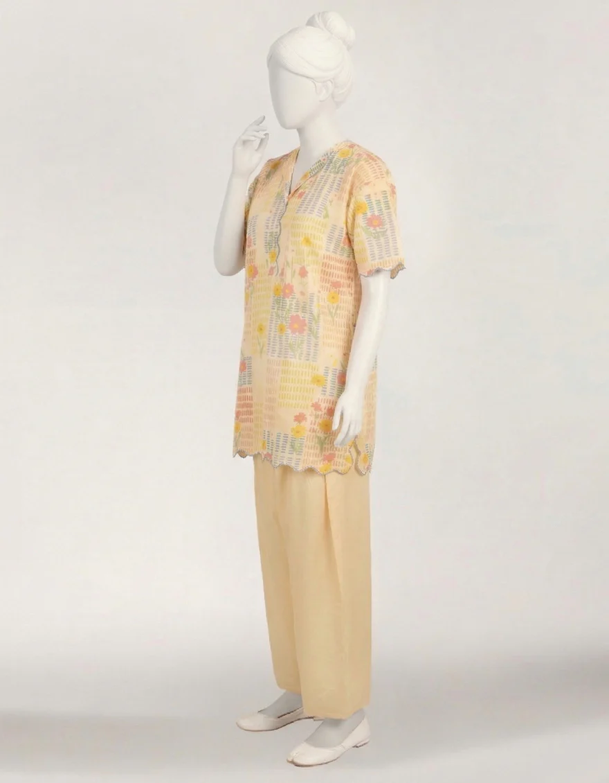 OFF WHITE LAWN 2PC STITCHED | JGK-S-JTST-26-582 FB/MOOD SWIRL-2 - Image 2