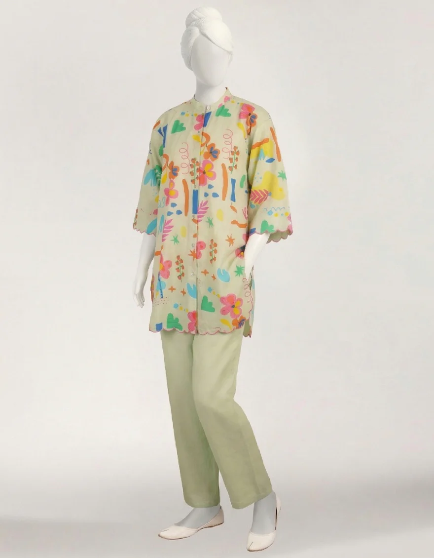LIGHT GREEN LAWN 2PC STITCHED | JGK-S-JTST-26-584 FB/MOOD SWIRL-4