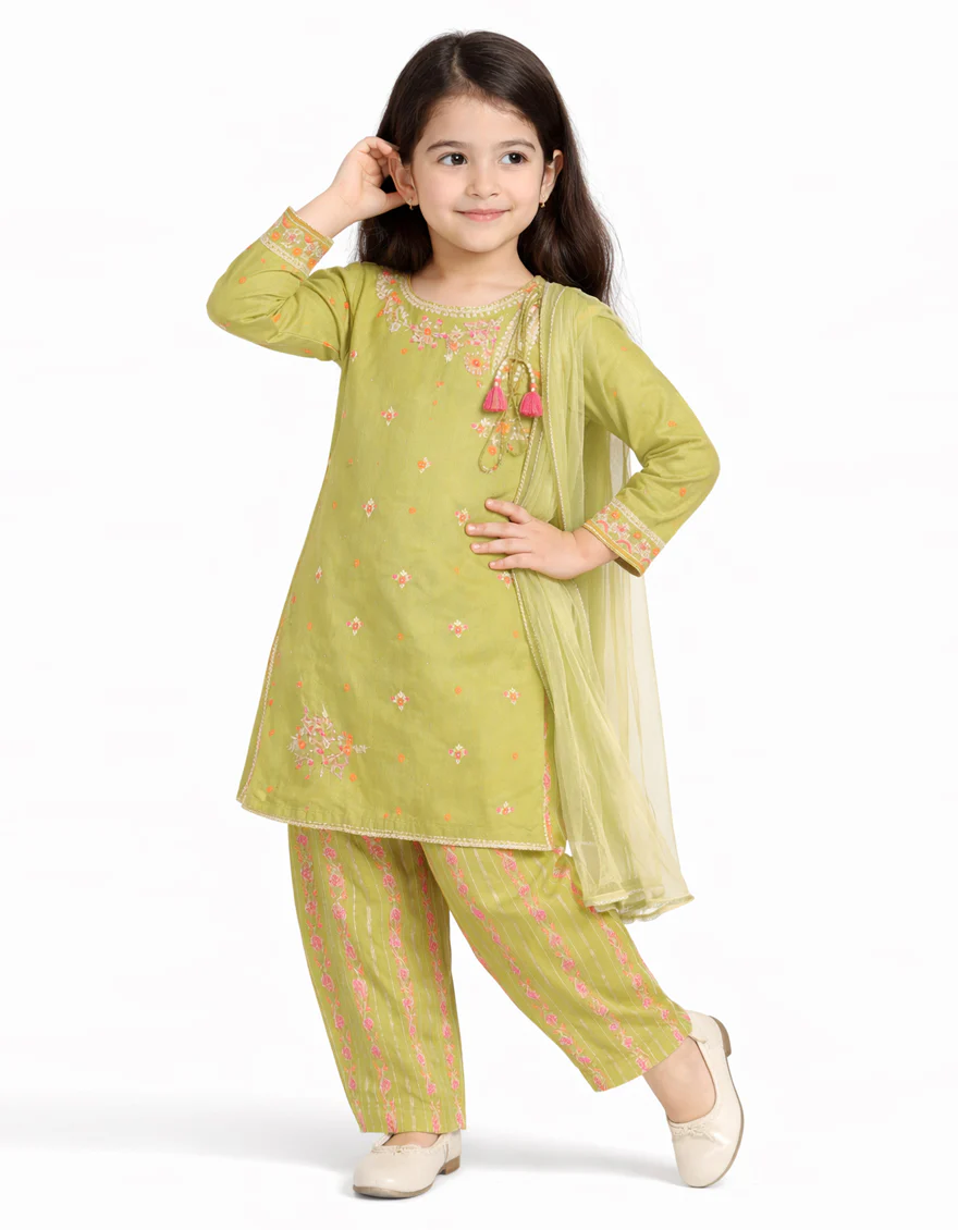 GREEN LAWN 3PC STITCHED | JGKL-S-JGF-26-1949 FB/SHIREEN-04